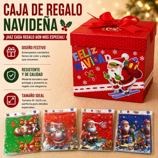 CAJA REGALO M 15*15CM 9130M/29M/15M