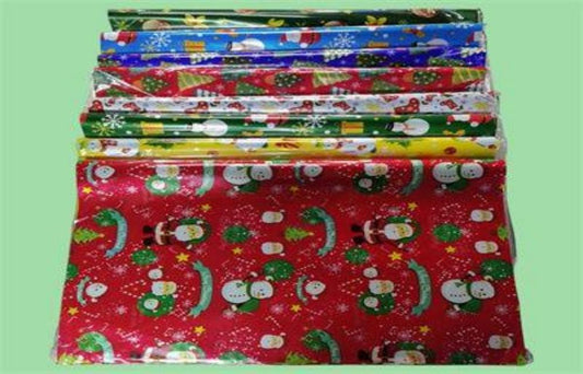 PAPEL METALICO NAVIDAD 50*70 50PCS