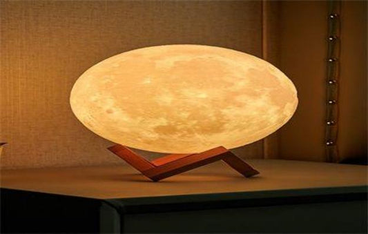 LAMPARA LUNA BLANCA 15CM