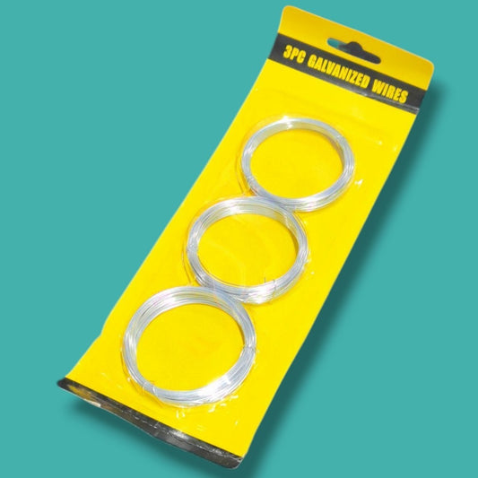 SET ALAMBRE METAL 3PCS