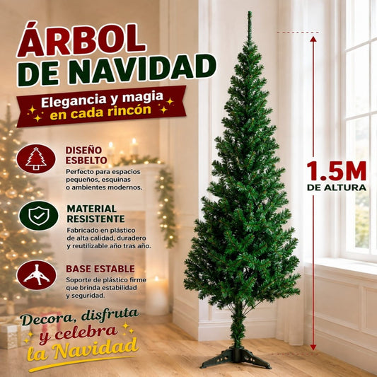 ARBOL NAVIDAD 150CM 300T VERDE