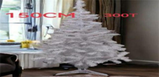 ARBOL NAVIDAD 150CM 300T BLANCO