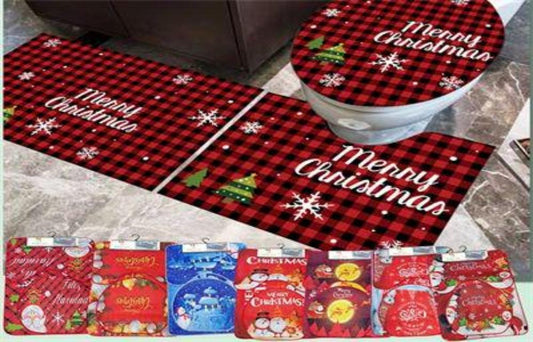 JUEGO ALFOMBRA NAVIDAD 3PCS 50*80