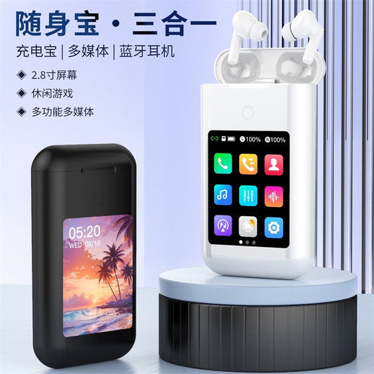 AUDIFONO+POWER BANK+PANTALLA A98