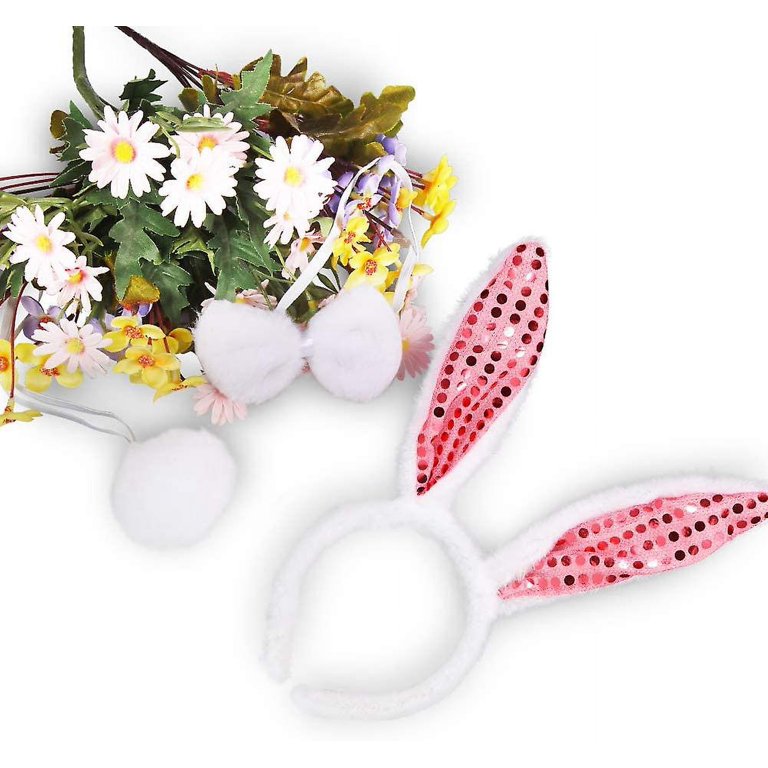 JUEGO CONEJO DIADEMA 3PCS