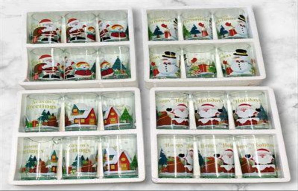 SET VASO VIDRIO 6PCS NAVI 108