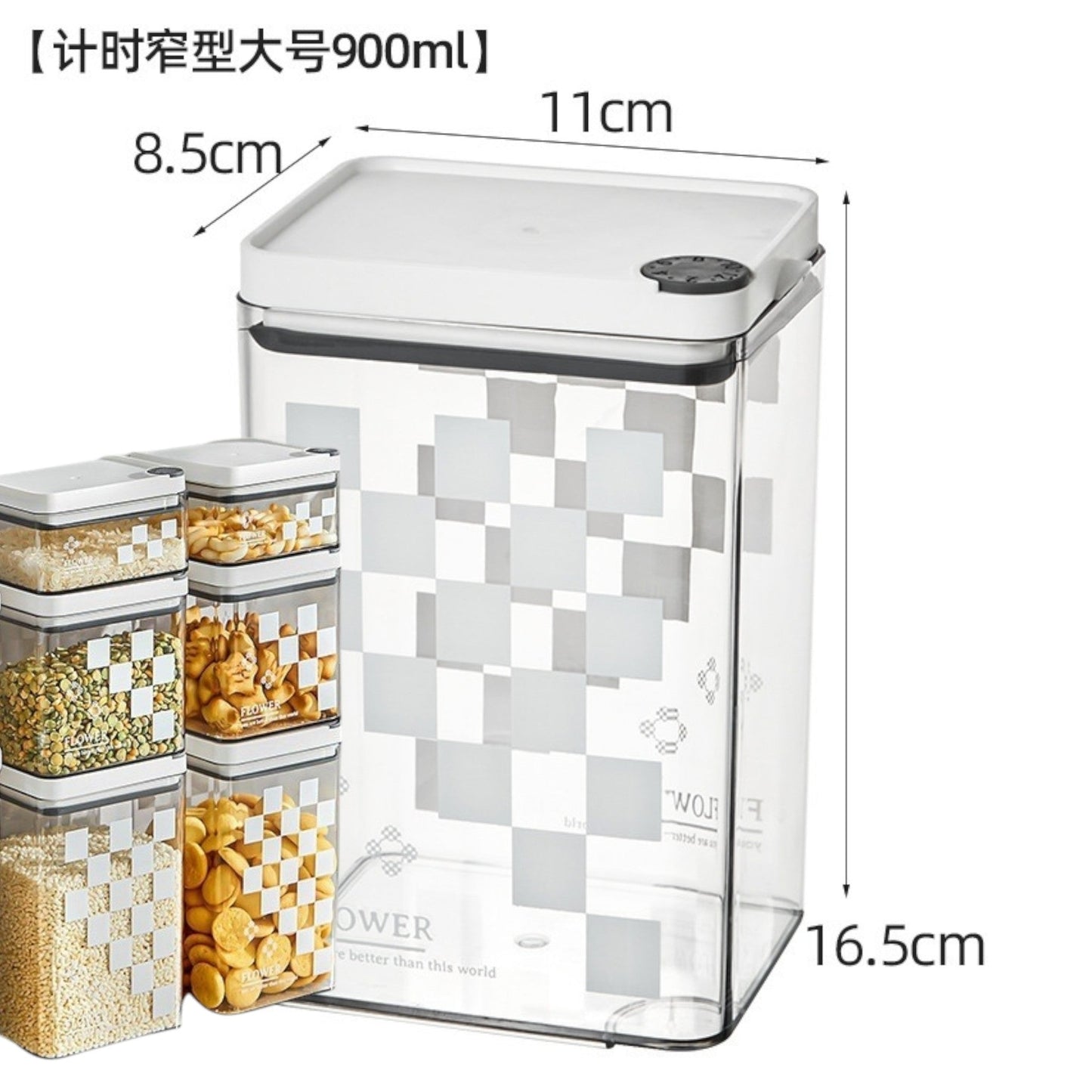 TARRO HERMETICO 900ML 272