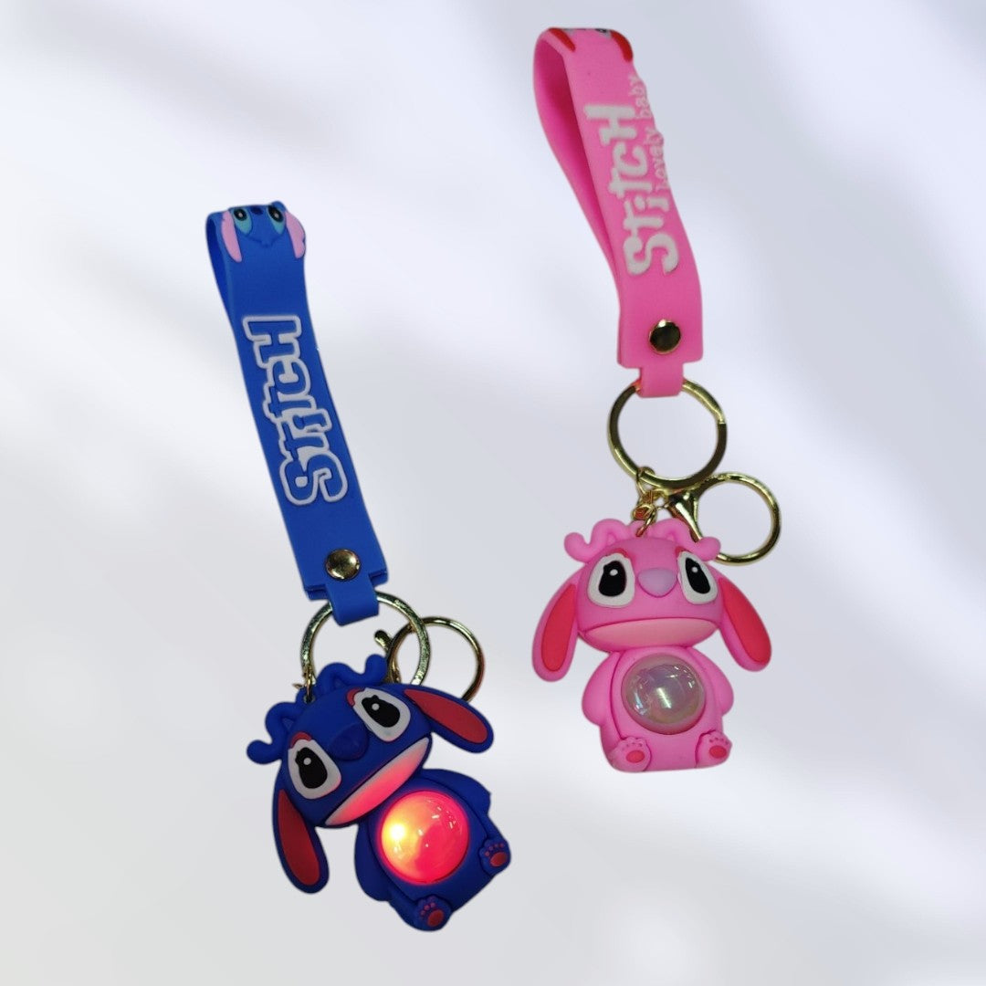 LLAVERO CON LUZ STITCH