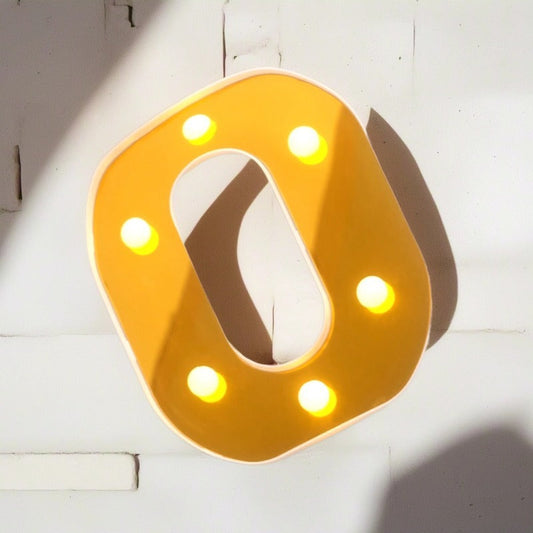 LAMPARA LETRA O 16CM