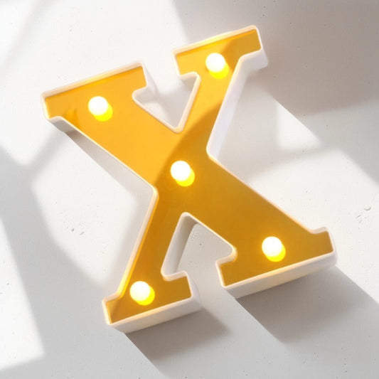 LAMPARA LETRA X 16CM