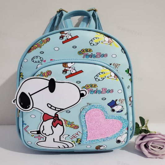 SALVEQUE SNOOPY CELESTE 32CM