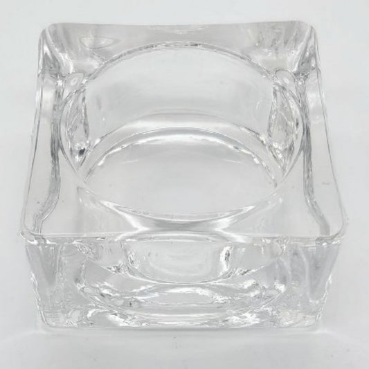 CANDELABRO VIDRIO CUBO