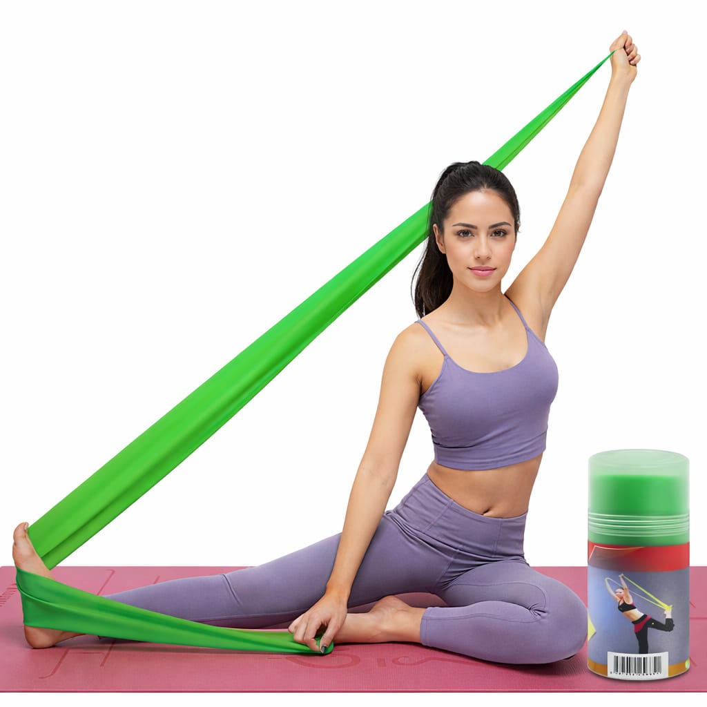 BANDA ELASTICA YOGA VERDE 0.45