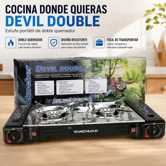 COCINA DE GAS 2 QUEMADOR