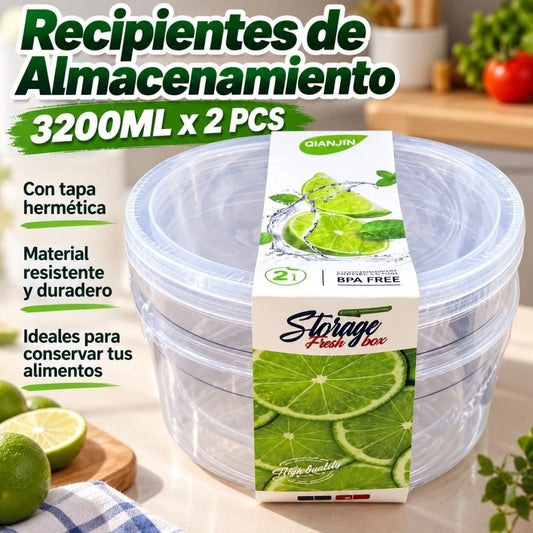 SET DE RECIPIENTES 2PCS 3200ML