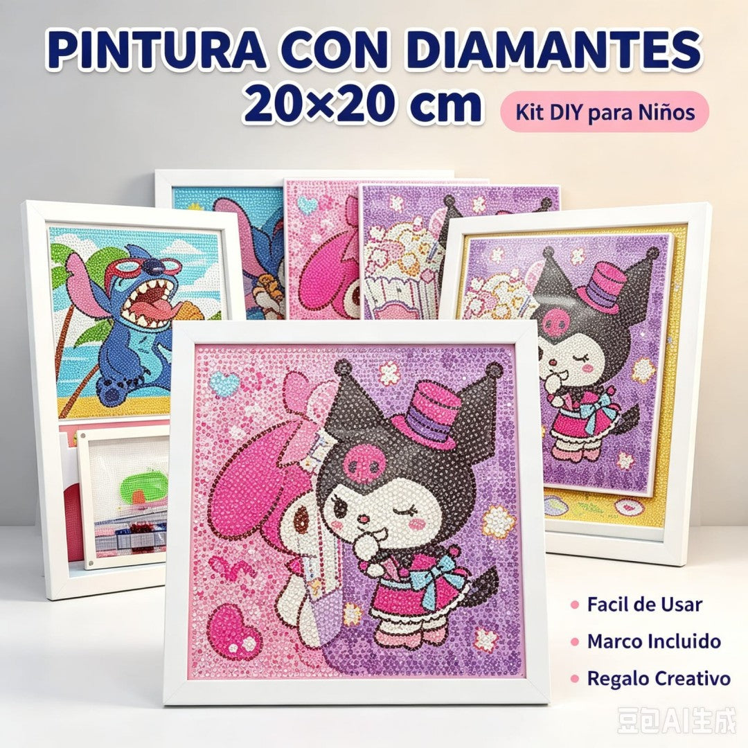 CUADRO DIAMANTE PERSONAJE H-811