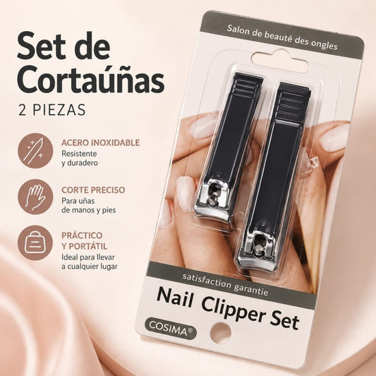 SET CORTA UNAS 2PCS AMN-XZ014