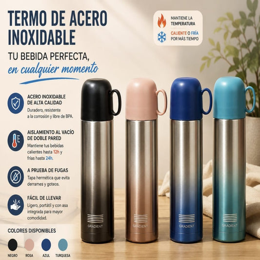 TERMO CAFE ACERO MM