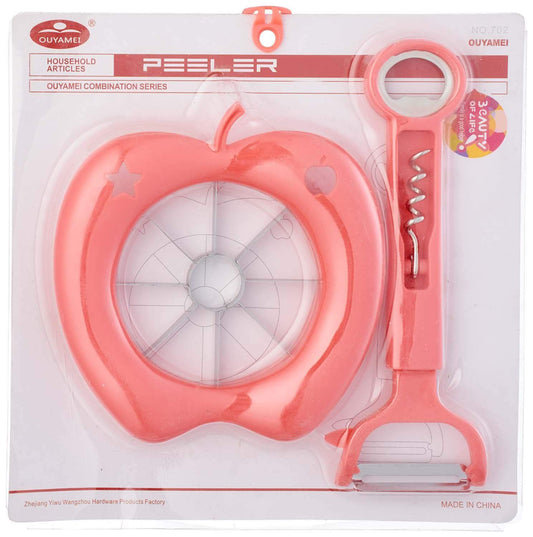 Cortador de manzanas + Abridor de botellas