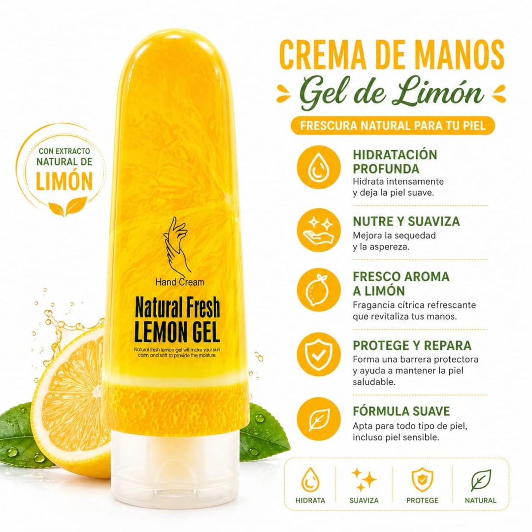 CREMA MANO LIMON 100G FM038