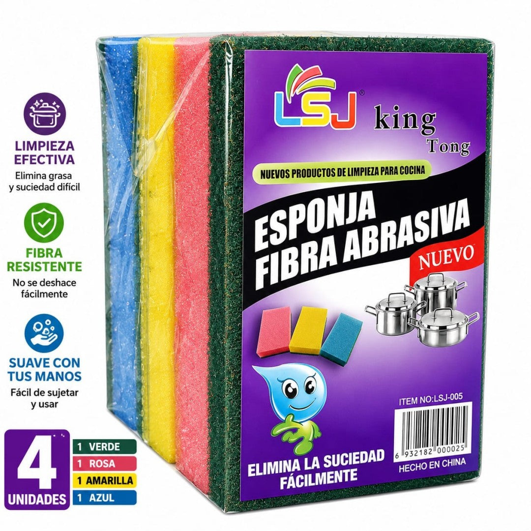 ESPONJA LIMPIEZA 3PCS GDE