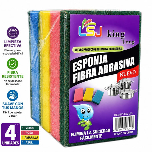 ESPONJA LIMPIEZA 3PCS GDE