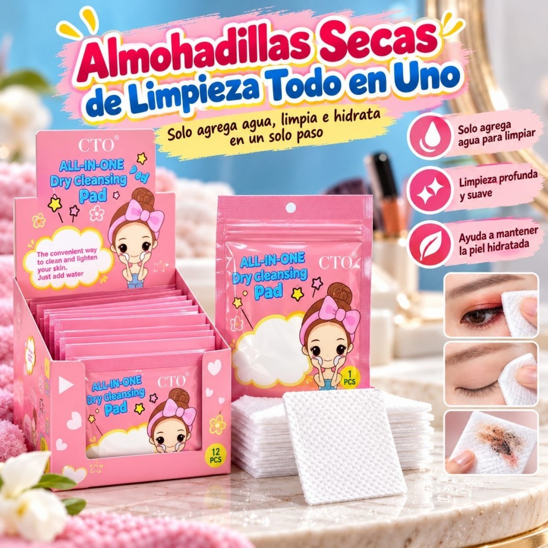 TOALLITAS PADS FACIAL LIMPIEZA 24PAD CTO-8377