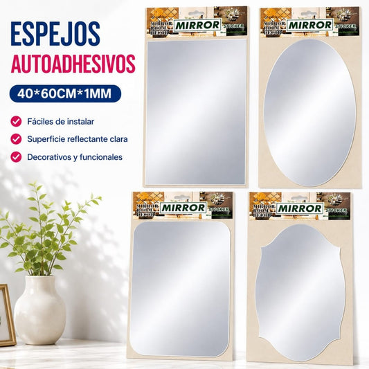 ESPEJO ADHESIVO DE PARED 40*60CM*1MM