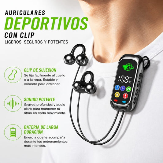 AUDIFONO DE CLIP CON BROCHE PARA ROPA IFB-002