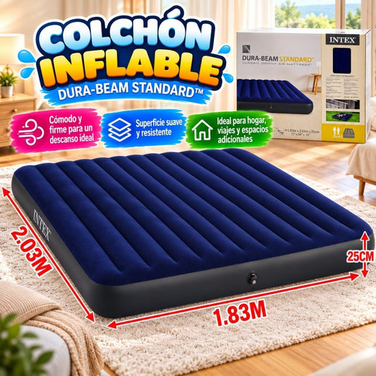 COLCHON INFLABLE INTEX 64755 1.83M*2.03M*25CM