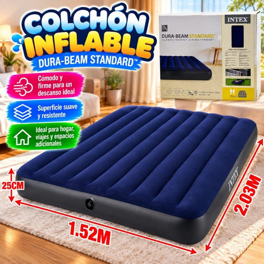 COLCHON INFLABLE INTEX 64759 203*152CM