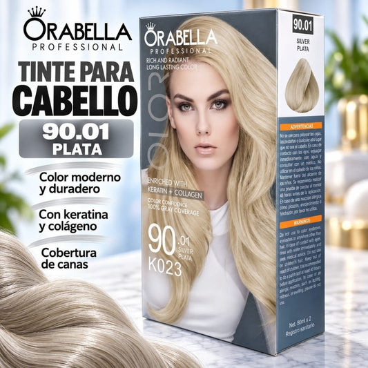 TINTE ORABELLA 90.01 PLATA