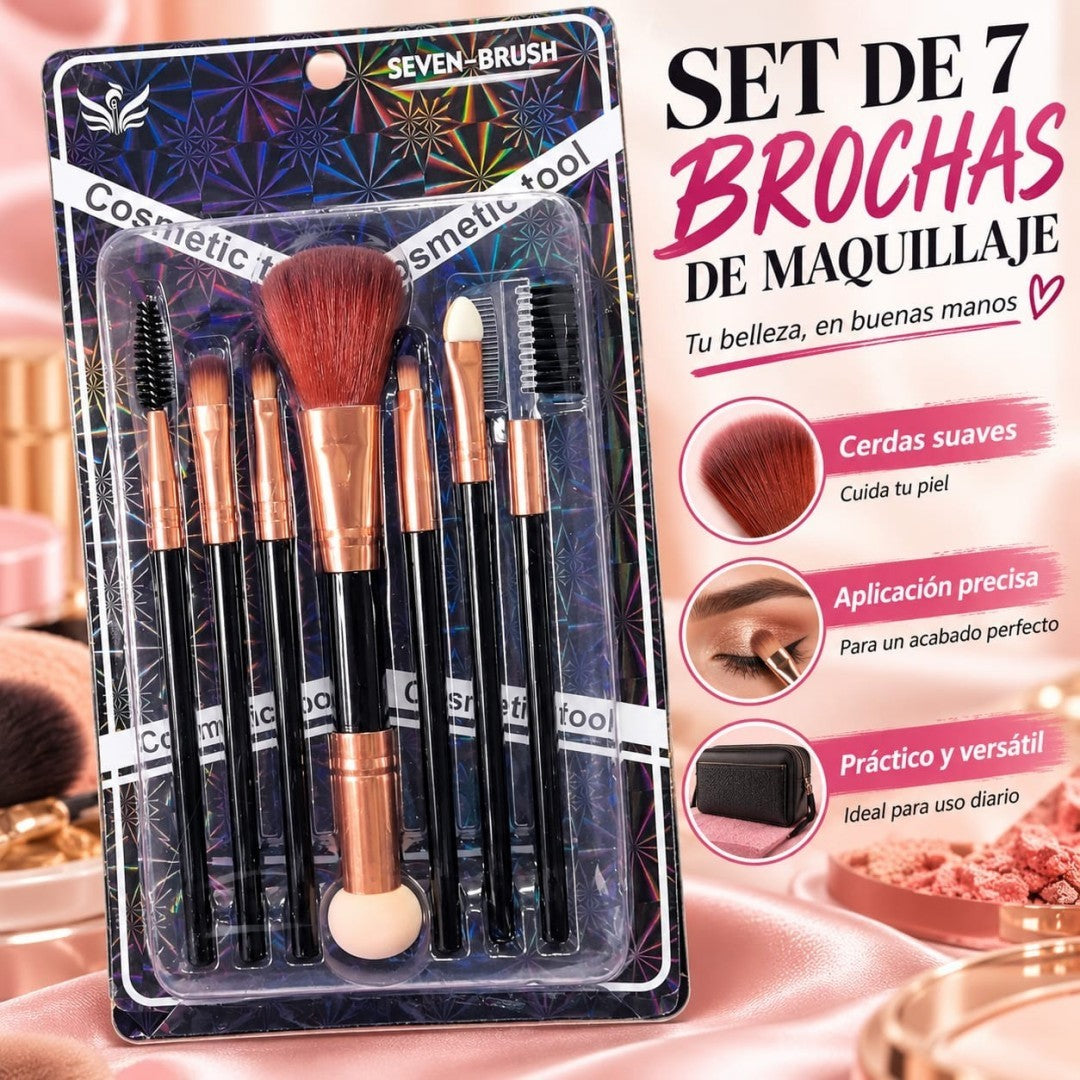 SET BROCHA MAQUILLAJE 7366-7