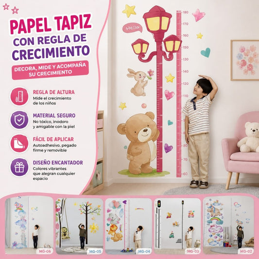MEDIDOR DE ALTURA INFANTIL ADHESIVO