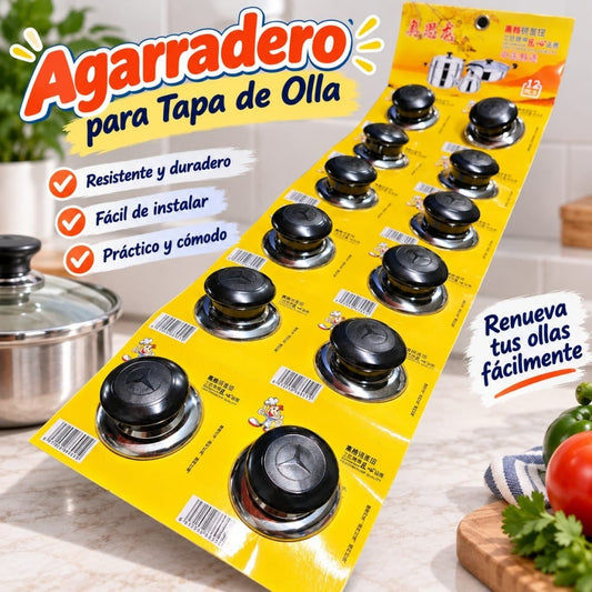 AGARRADERO ACERO P/TAPA OLLA A