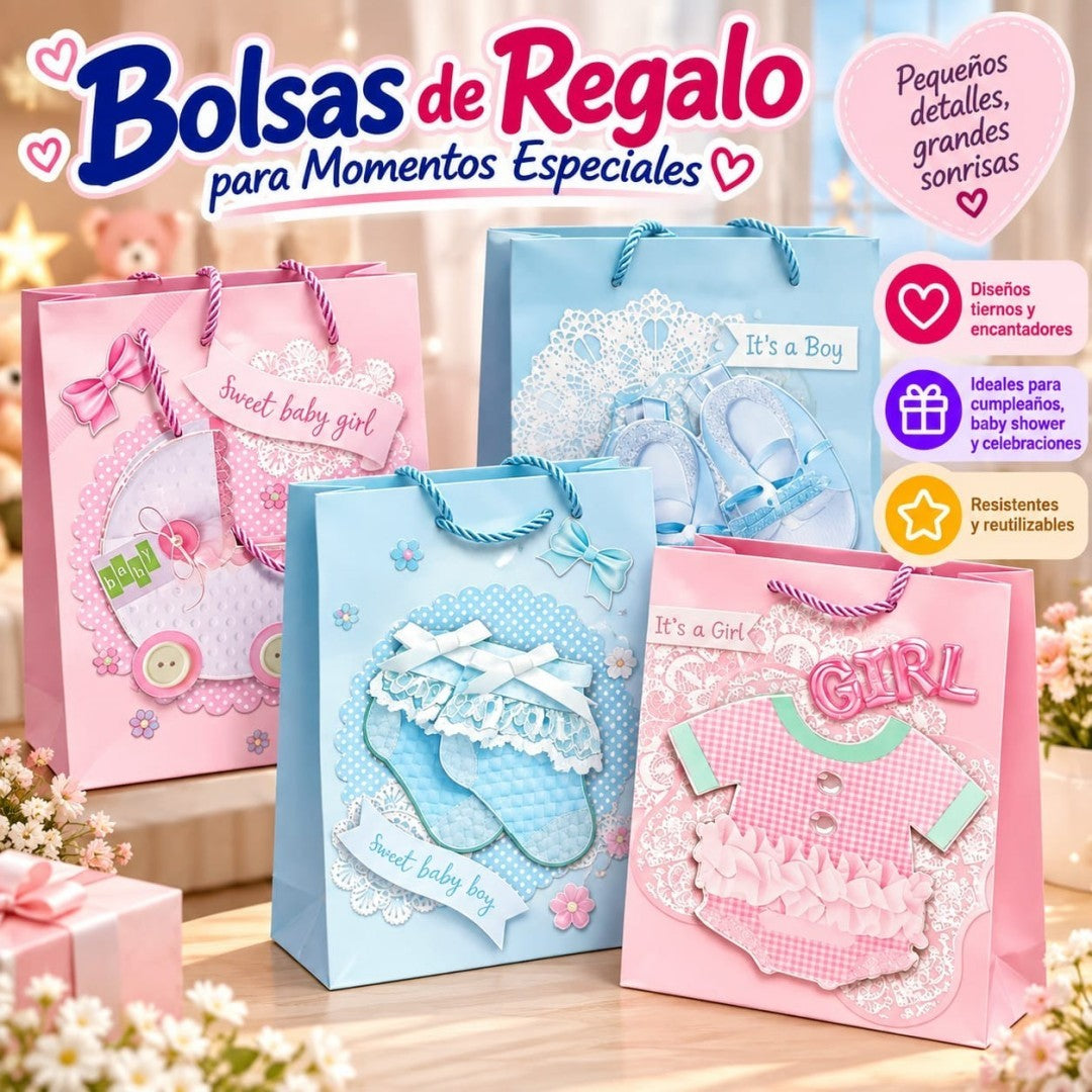 BOLSA REGALO M 32*26*10CM 3D0656