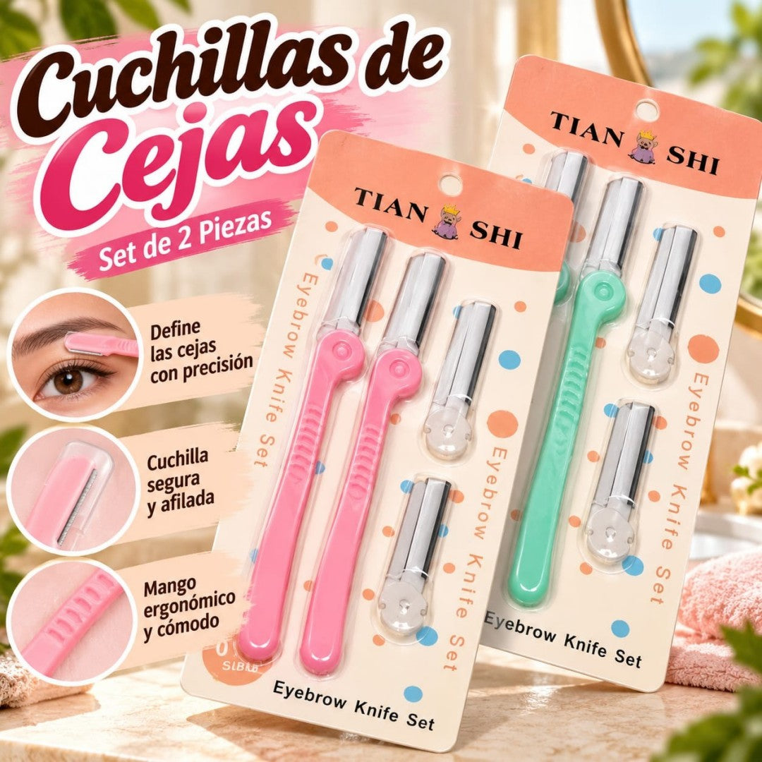 SET NAVAJA PARA CEJA 2PCS ST01