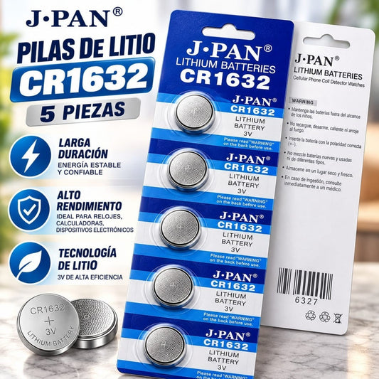 BATERIA RELOJ CR1632 5PCS