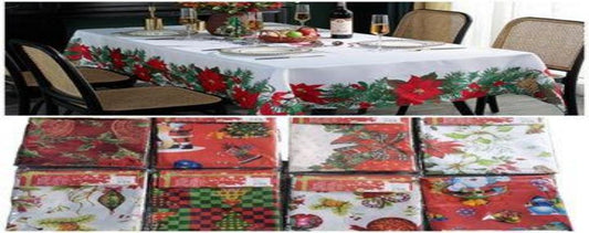 MANTEL NAVIDAD BRILLANTE 150*180
