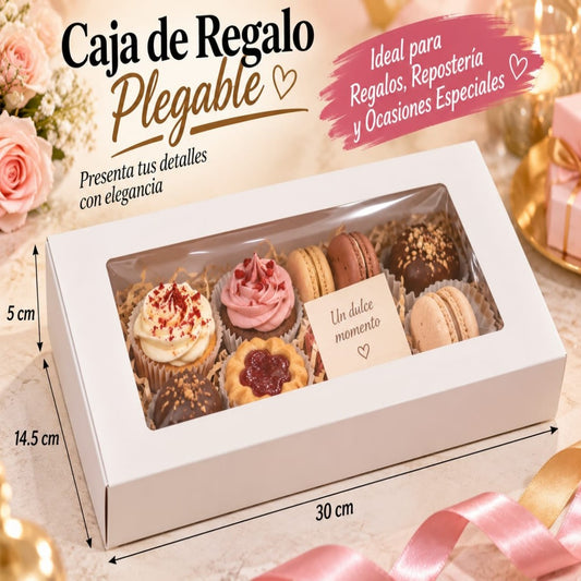 CAJA DE REGALO BLANCO 30*14.5*5CM