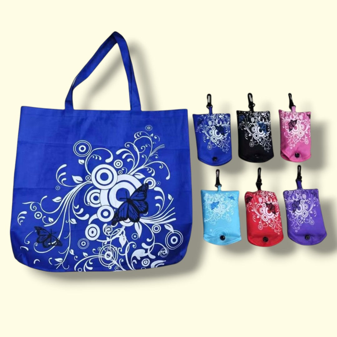 BOLSA DE COMPRAS PLEGBLE MARIPOSA