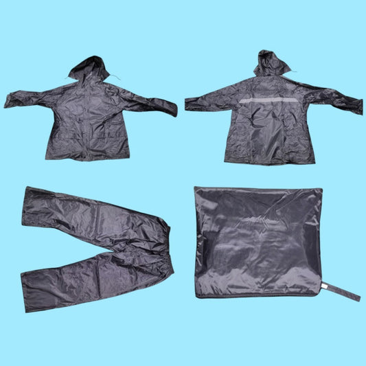 JUEGO CAPA MOTO NEGRO 858