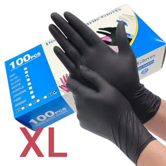 GUANTES  NEGRO XL 100PCS