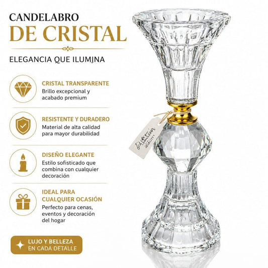 CANDELABRO DE CRISTAL GST18-2