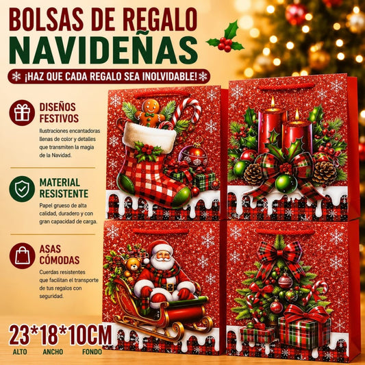 BOLSA REGALO NAVID S 23*18CM 1455