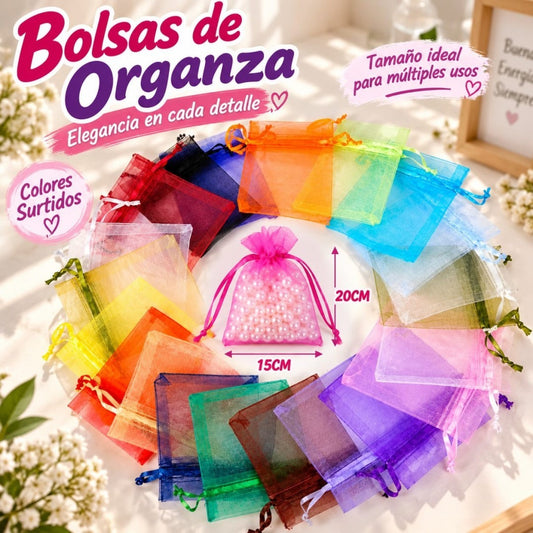 BOLSITA MALLA ORGANZA 15*20