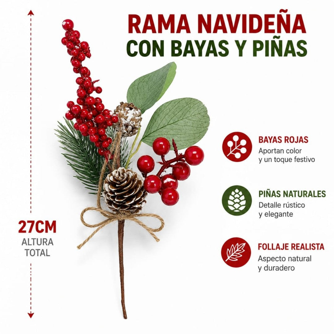 PINCHO NAVIDAD 27CM 4620309