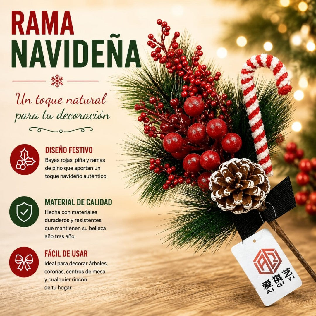 PINCHO NAVIDAD 40CM 2309