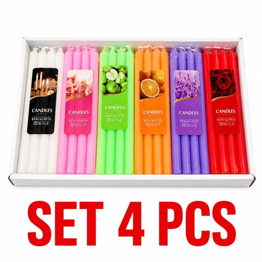 CANDELA LARGA AROMA 4PCS MY1529-4PT