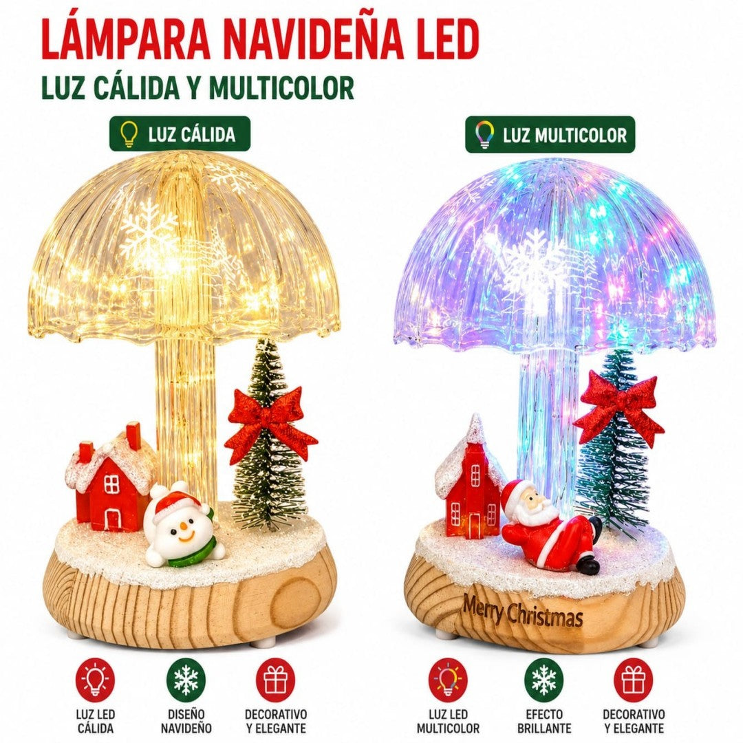 LAMPARA HONGO NAVIDAD XY-659
